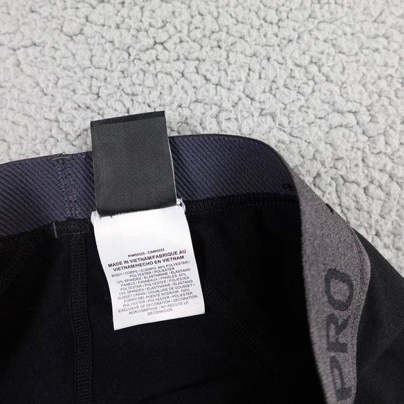 NIKE Pro Dri Fit Compression Leggings Womens Small Black Spell Out Run Training - Picture 13 of 16